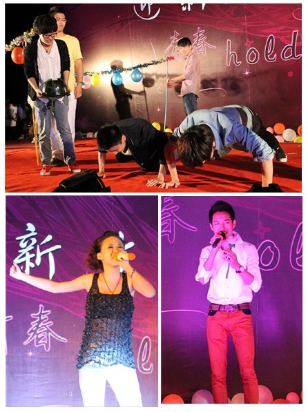 2012年9月26日晚浙江之江专修学院迎接2012级新生的迎新晚会摄像