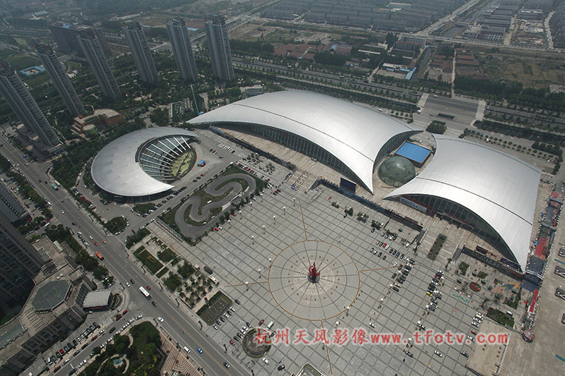 体育馆航拍，建筑航空摄影，南通航拍