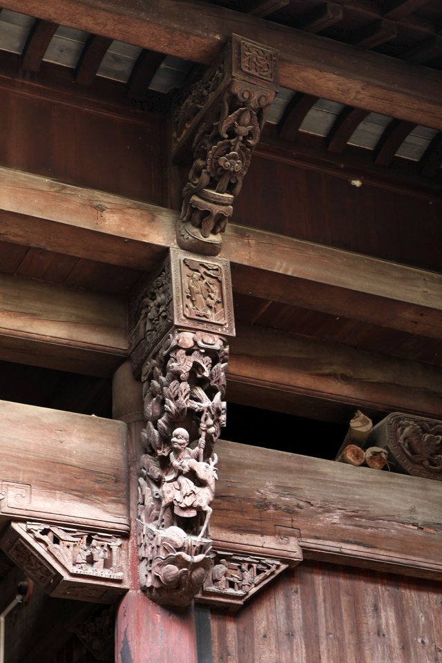黄山徽州建筑，徽派建筑，徽派特殊建筑，徽州旅游摄影