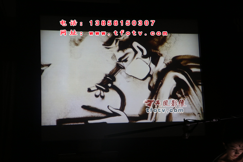 杭州沙画艺术,沙画表演,沙画出场，杭州沙画演绎，杭州婚礼沙画表演，杭州年会沙画
