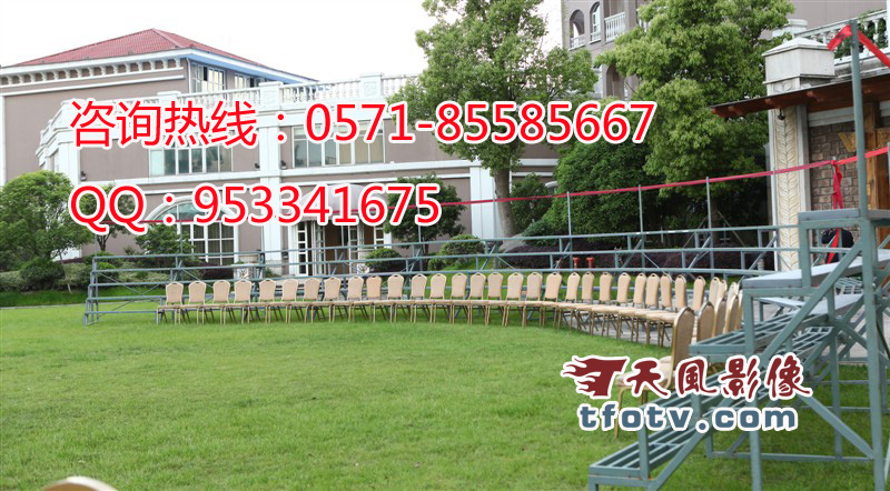 2016年4月16日杭州合影钢架站台搭建租赁，合影站台出租，