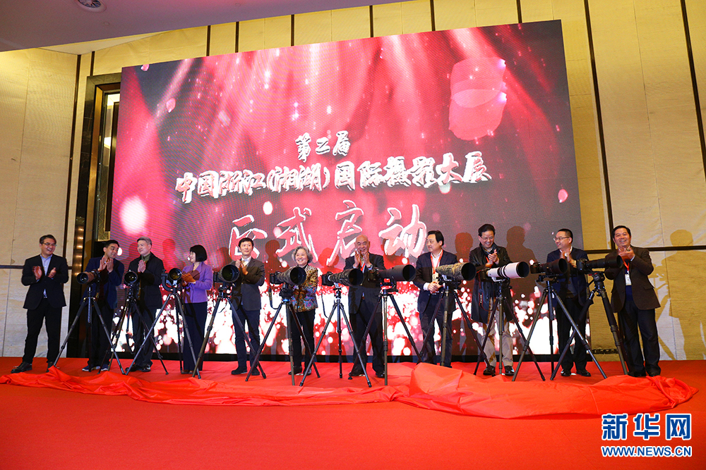 图为宣布启动仪式。新华网 陈麟摄 